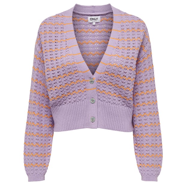 Casaco Only Casaco Lasa Ls V-neck Cardigan Pastel