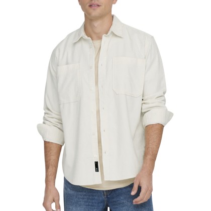 Camisa Only&sons Camisa Salp Rlx 2pkt Washd Cord