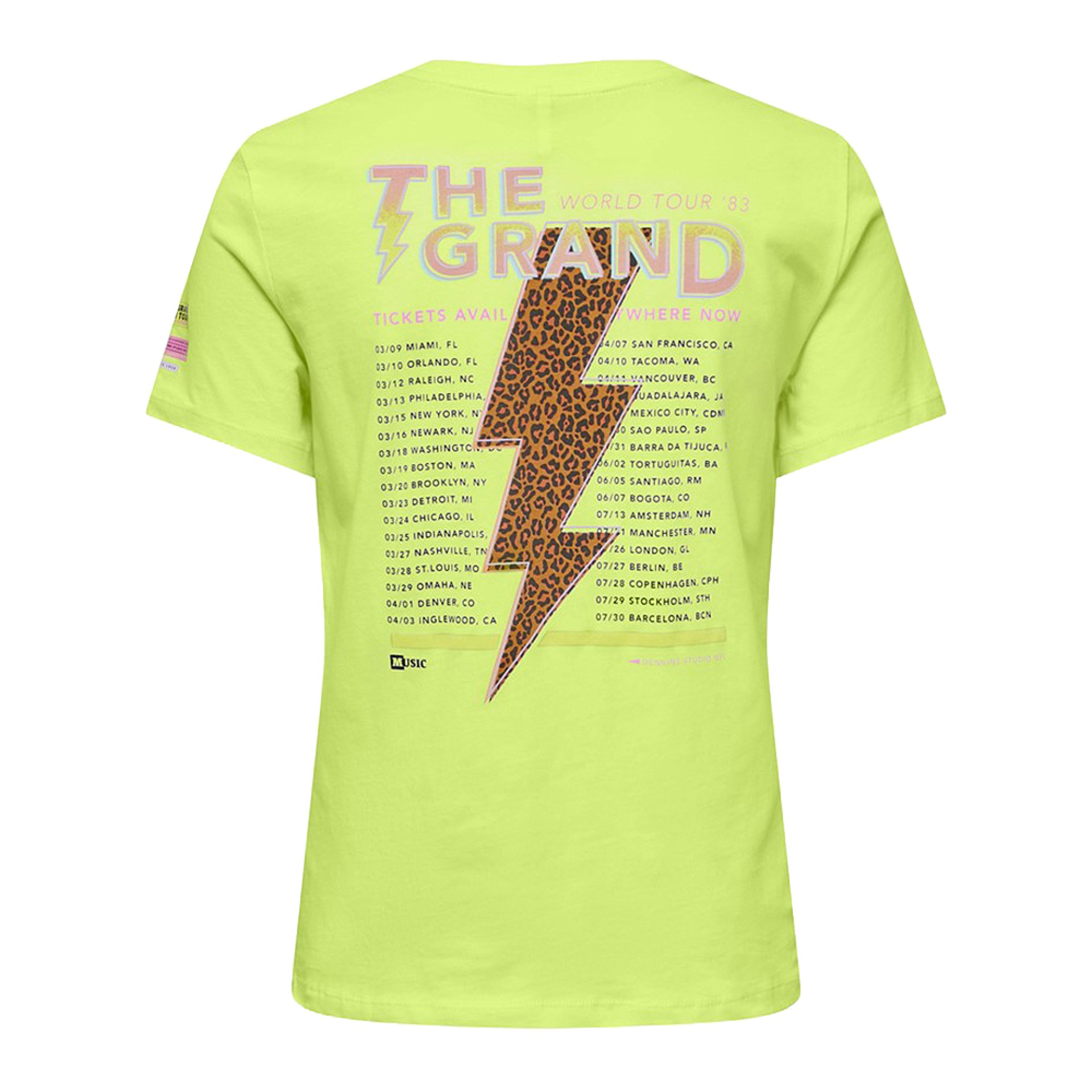 Only T-shirt Jen S/s Tour Top Box Jrs Sunn