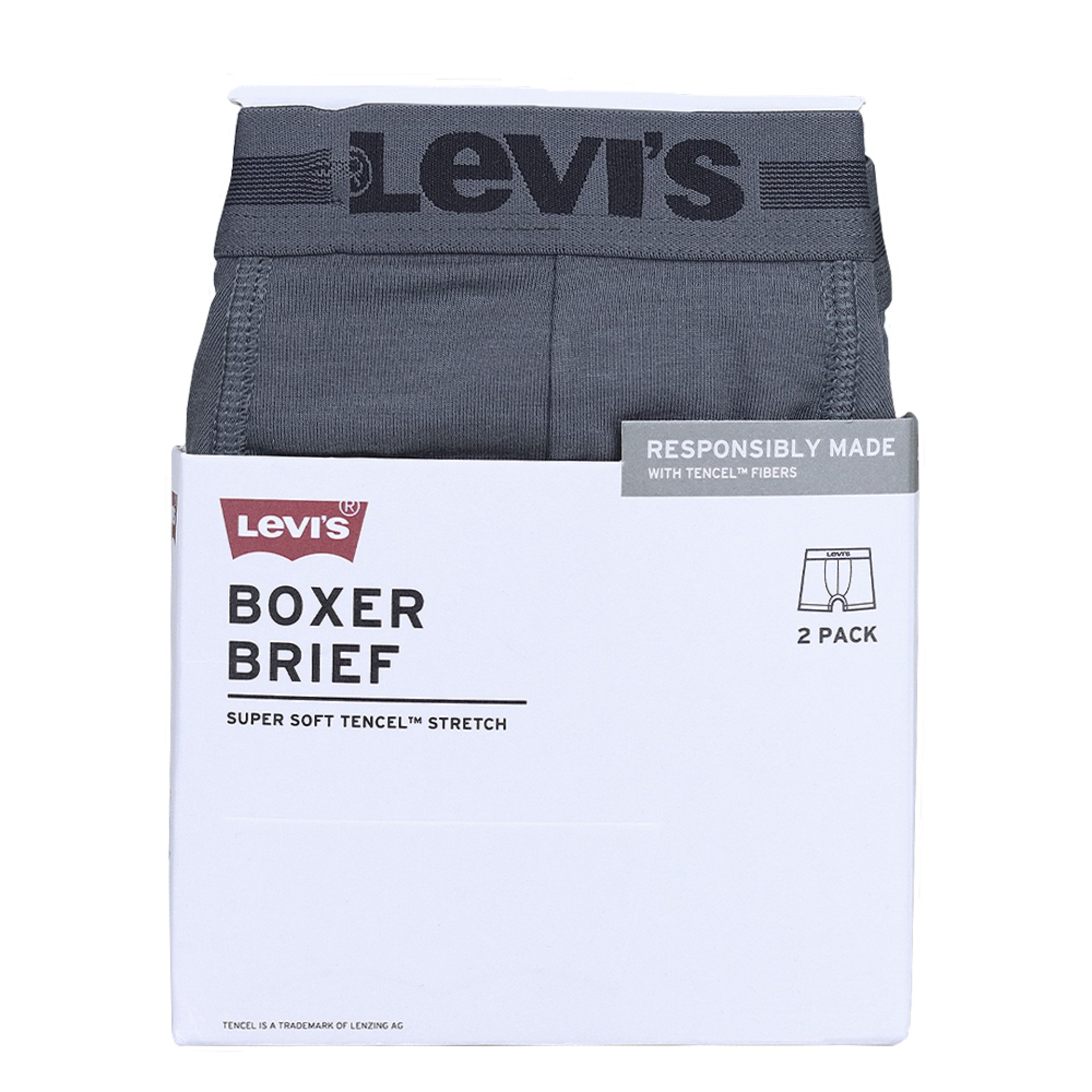 Roupa Interior Levis Tencel Boxer 2-pack Dark Shadow