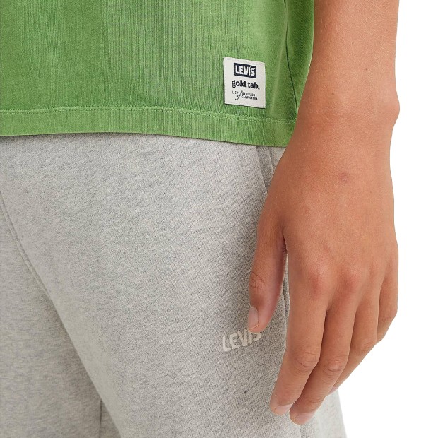 Levis T-shirt Gold Tab Tee Medium Green