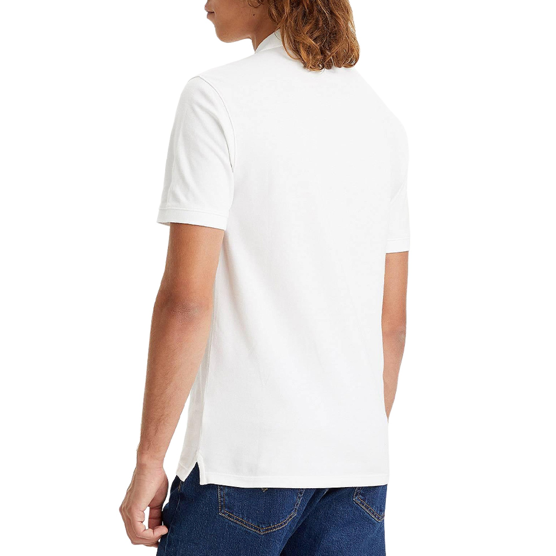 Levis Polo Slim Housemark Bright White