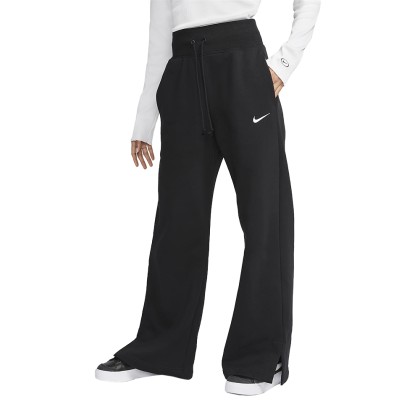 Calas Nike W Nsw Phnx Flc Hr Pant Wide Black/sai