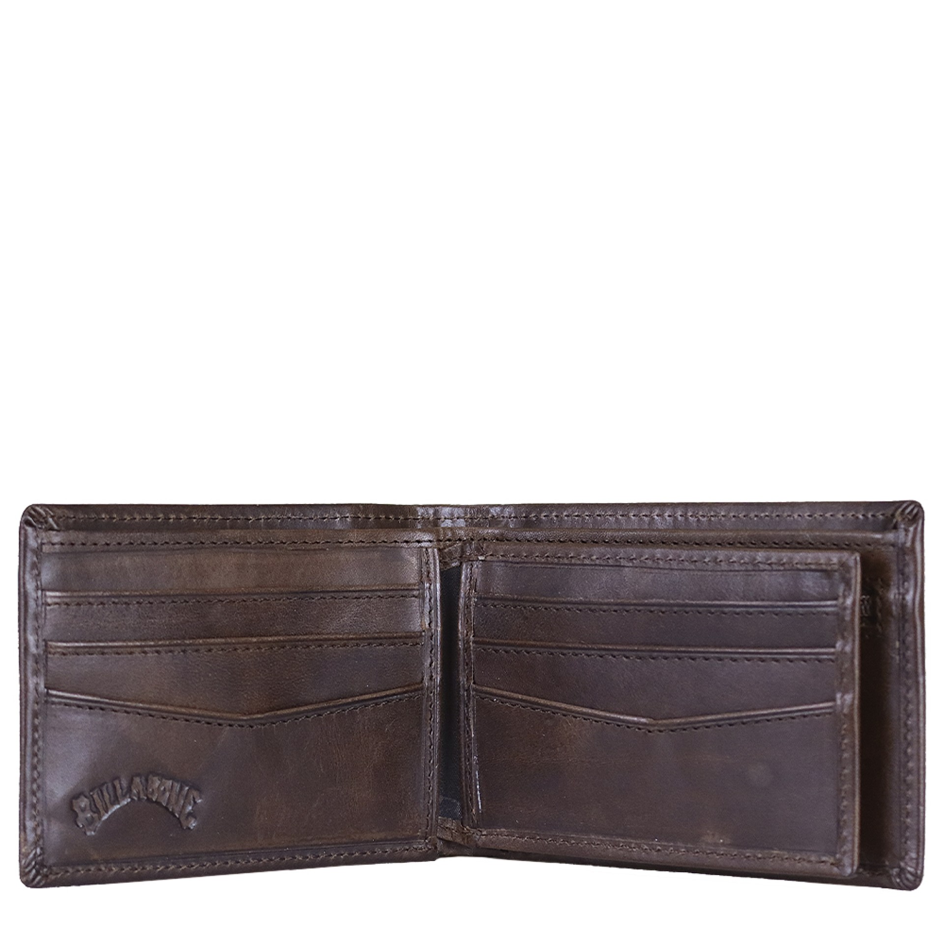 Billabong Carteira Pele Arch Leather Chocolate