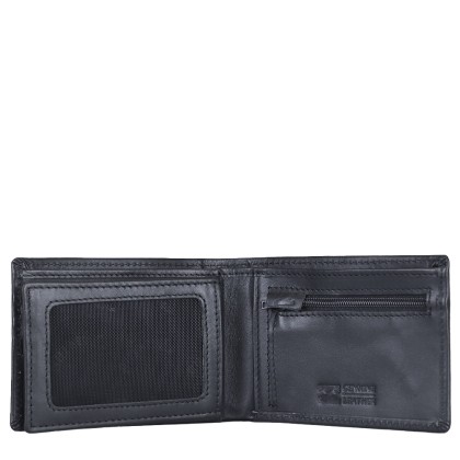 Billabong Carteira Pele Arch Leather Black Billabong Carteira Pele Arch Leather Black