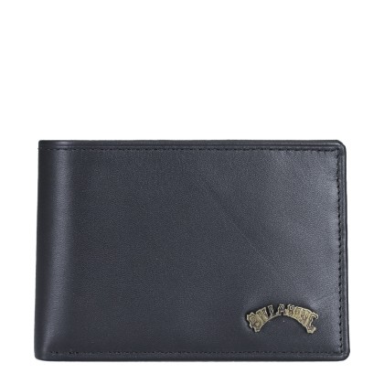 Carteira Billabong Carteira Arch Leather Black