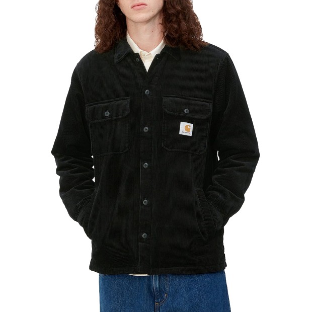 Camisa Carhartt Wip Camisa L/s Whitsome Jac Blk