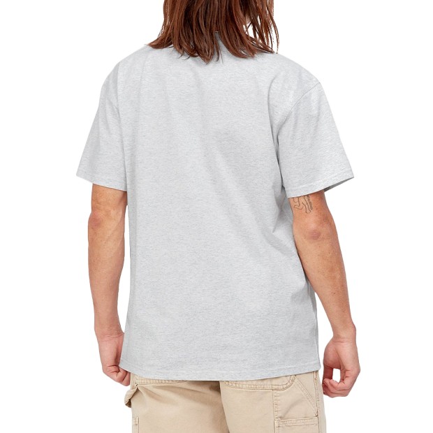 Carhartt Wip T-shirt  American Script  Ash Heather