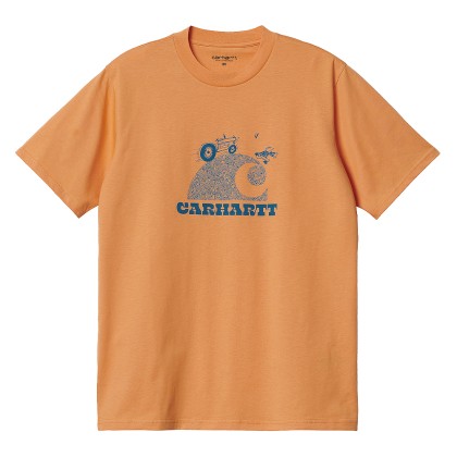 T-shirt Carhartt Wip T-shirt S/s Harvester Sunrise