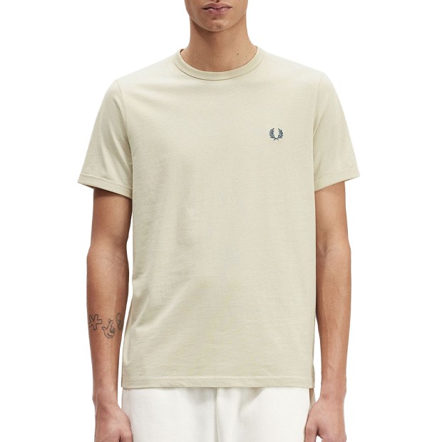 T-shirt Fred Perry T -shirt Ringer Light Oyster