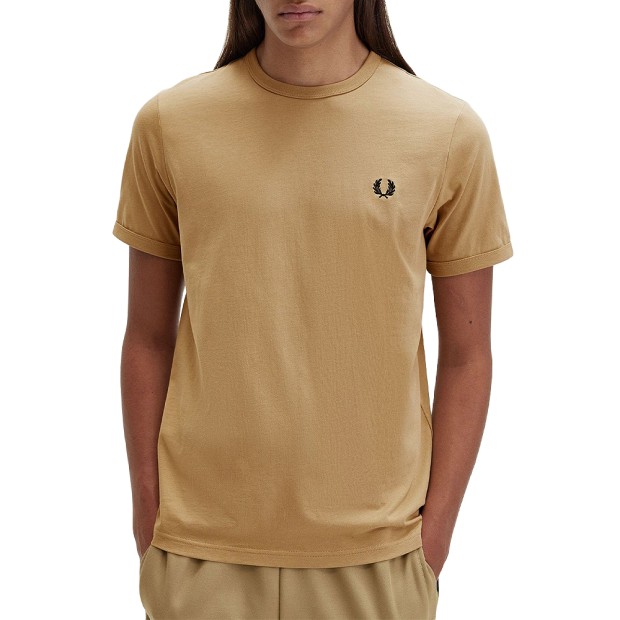 T-shirt Fred Perry T -shirt Ringer Warm Stone