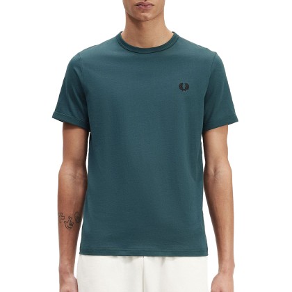 Fred Perry T -shirt Ringer Field Petrol Bl