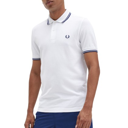 Polo Fred Perry Polo Twin Tipped White French N