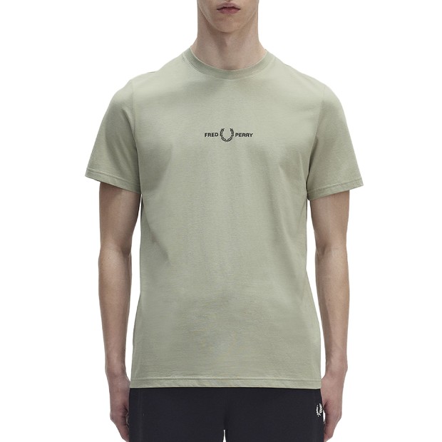 T-shirt Fred Perry T -shirt Embroidered Seagrass