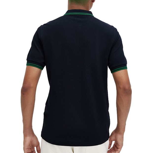 Polo Fred Perry Polo Twin Tipped Navy Fpgreen