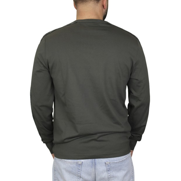 Longsleeve Fred Perry Laurel Taped Tee Field Green