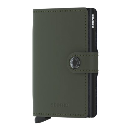 Carteira Secrid Miniwallet Matte Green & Black