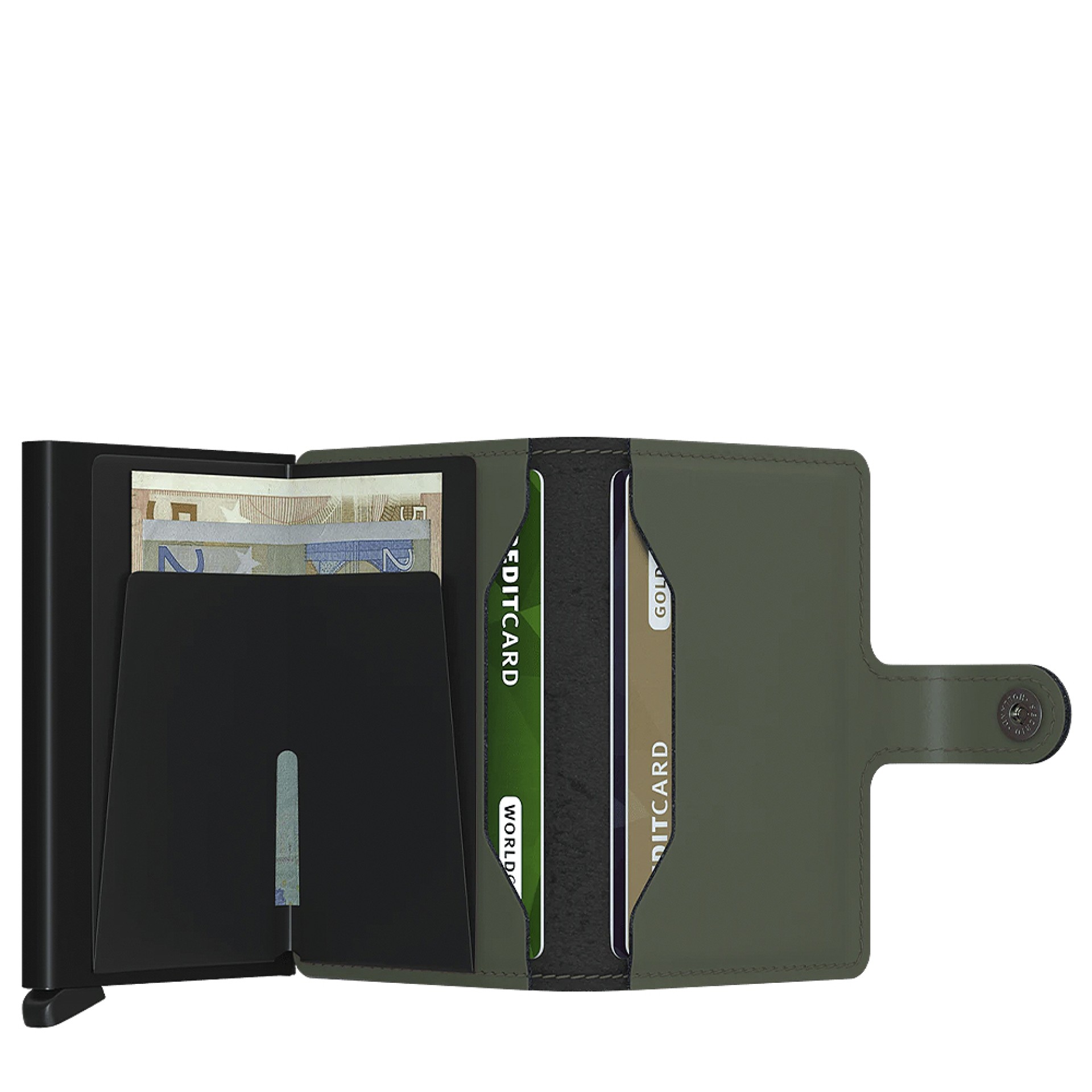 Secrid Miniwallet Matte Green & Black