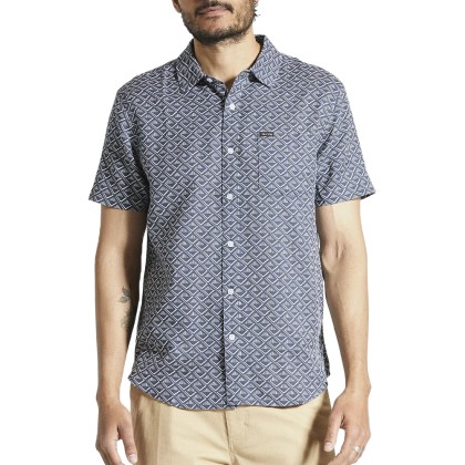 Camisa Brixton Camisa Charter Print S/s Washed Nv