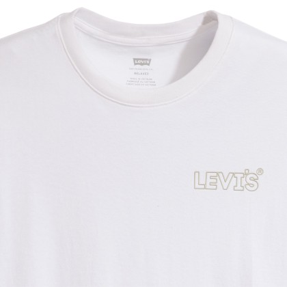 Levis T-shirt Ss Relaxed Fit Tee Chrome Wh Levis T-shirt Ss Relaxed Fit Tee Chrome Wh