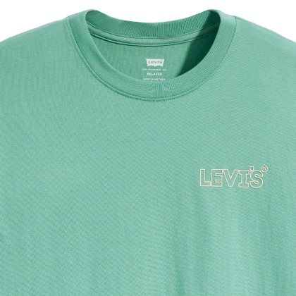 Levis T-shirt Ss Relaxed Fit Tee Chrome Be