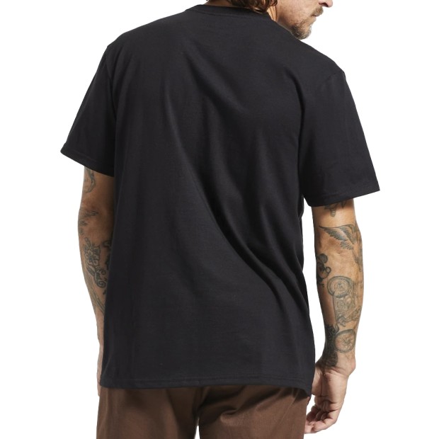 T-shirt Brixton T-shirt Builders Black