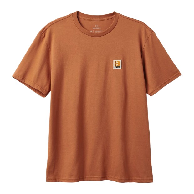 Brixton T-shirt Builders Terracotta