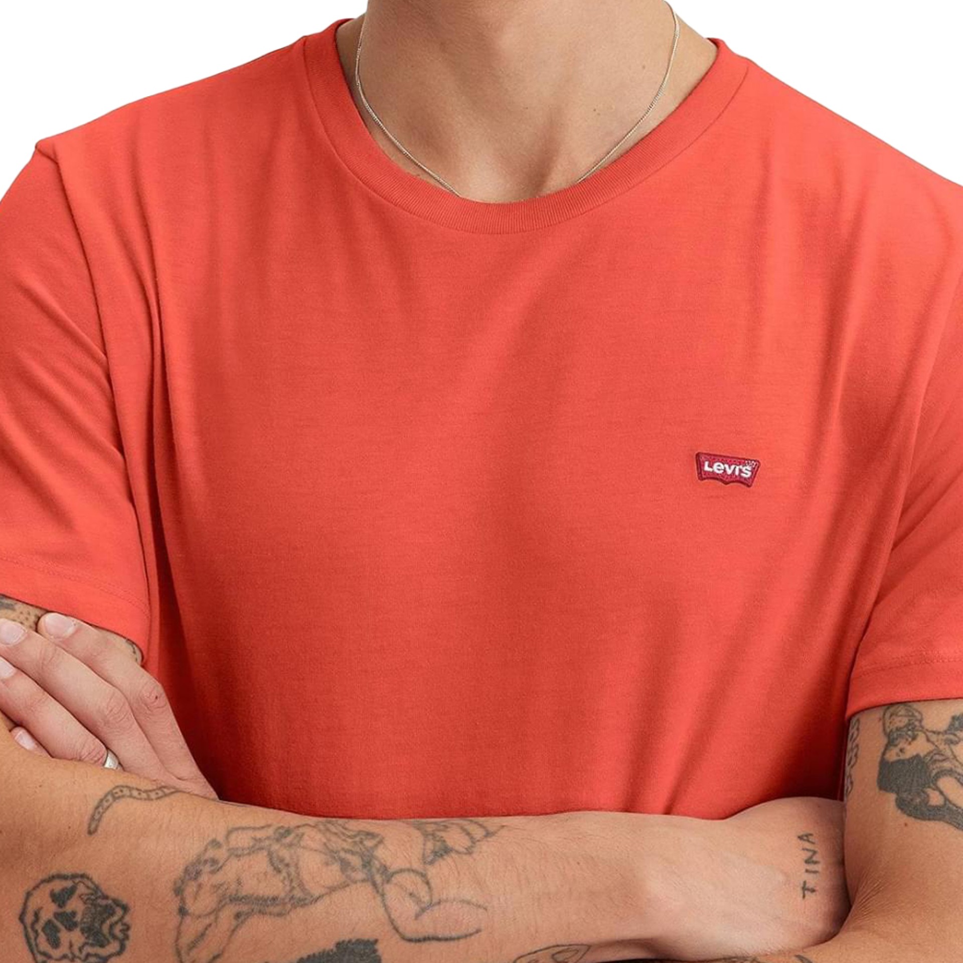 Levis T-shirt Original Sundown Red Jersey
