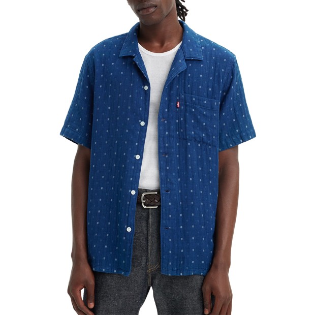 Camisa Levis Camisa The Sunset Camp Shirt Grid In