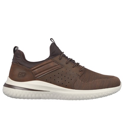 Sapatilha Skechers Delson 3.0  Cicada Dark Brown