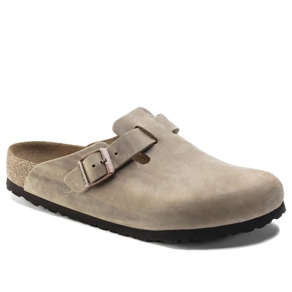 Sandlias Birkenstock Boston Soft Footbed Natural Leather Oiled