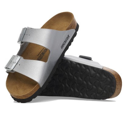 Sandlias Birkenstock Arizona Bs Silver Narrow Fit