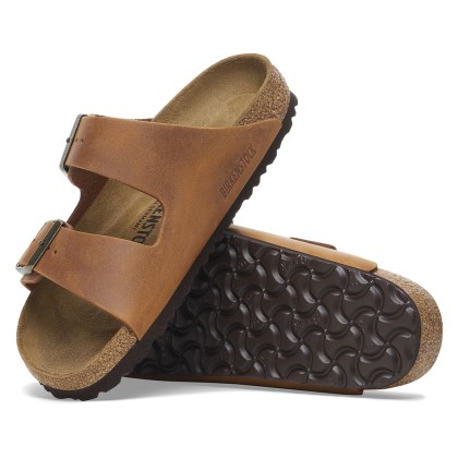 Sandlias Birkenstock Arizona Natural Leather Oiled