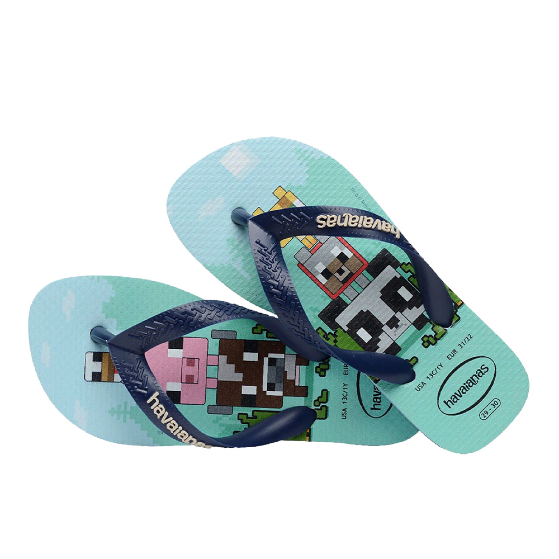 Havaianas Kids Minecraft Fc Lavender Blue