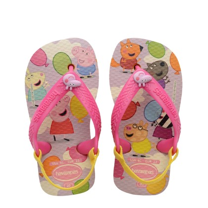 Chinelos Havaianas Baby Peppa Pig Fc Citrus Yellow