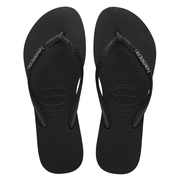 Chinelos Havaianas Slim Glitter Ii Fc Black Black