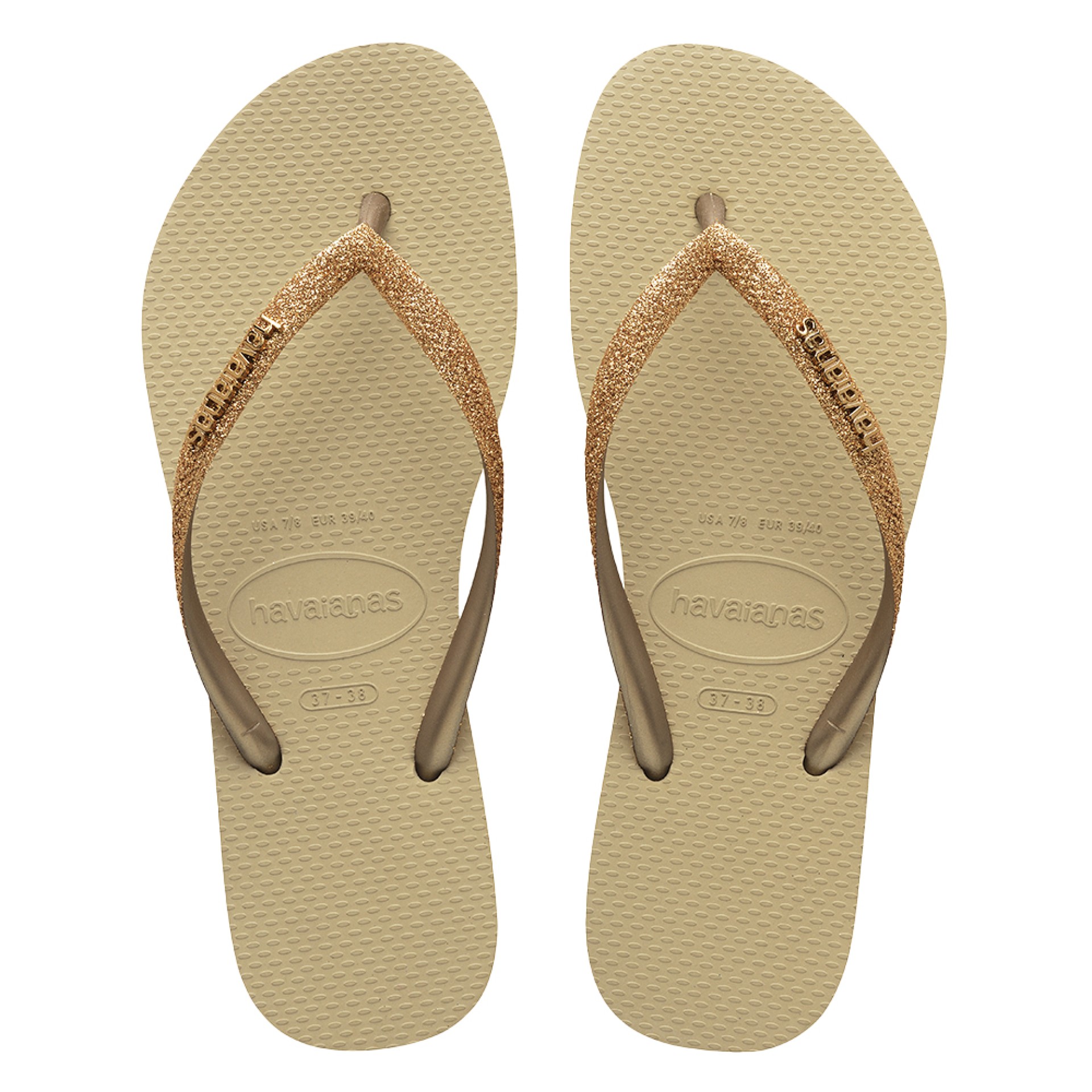 Havaianas Slim Glitter Ii Fc Sand Gold