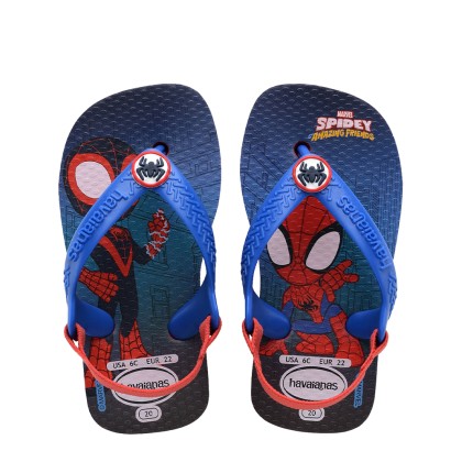 Chinelos Havaianas Baby Marvel Fc Ruby Red