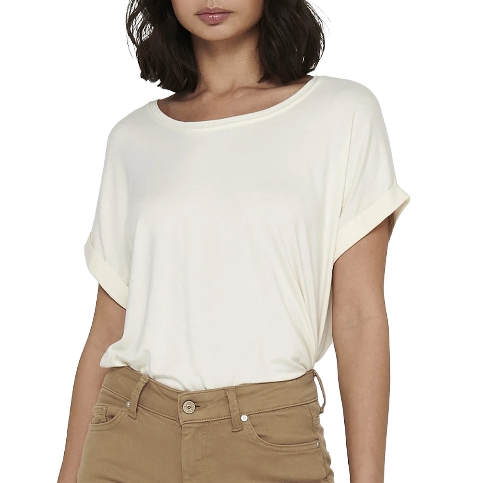 Only T`shirt Moster Antique White