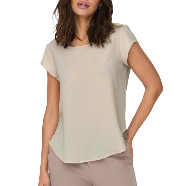 Blusa Only Blusa Solid Top Noos Moonbeam