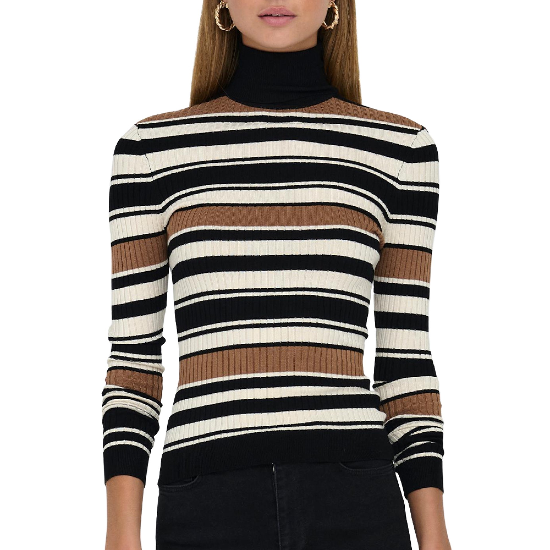 Only Pullover Fem Knit Vi80/nyl20