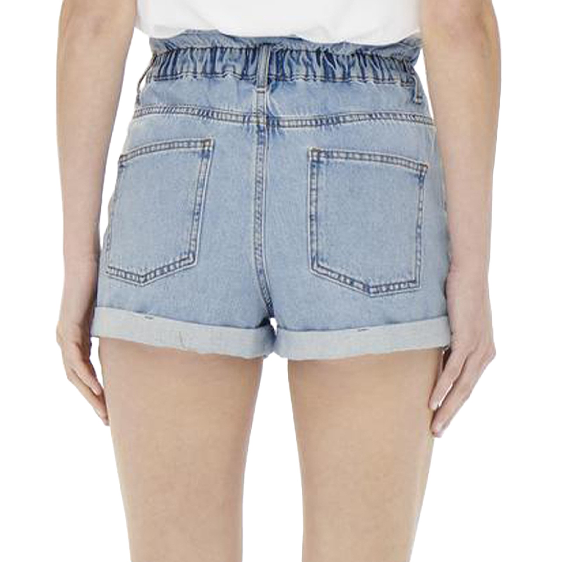 Only Calção Cuba Light Blue Denim