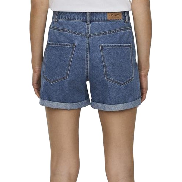 Calções Only Calção Vega Medium Blue Denim