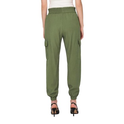 Only Calça Laris Kife Hw Capulete Olive Only Calça Laris Kife Hw Capulete Olive