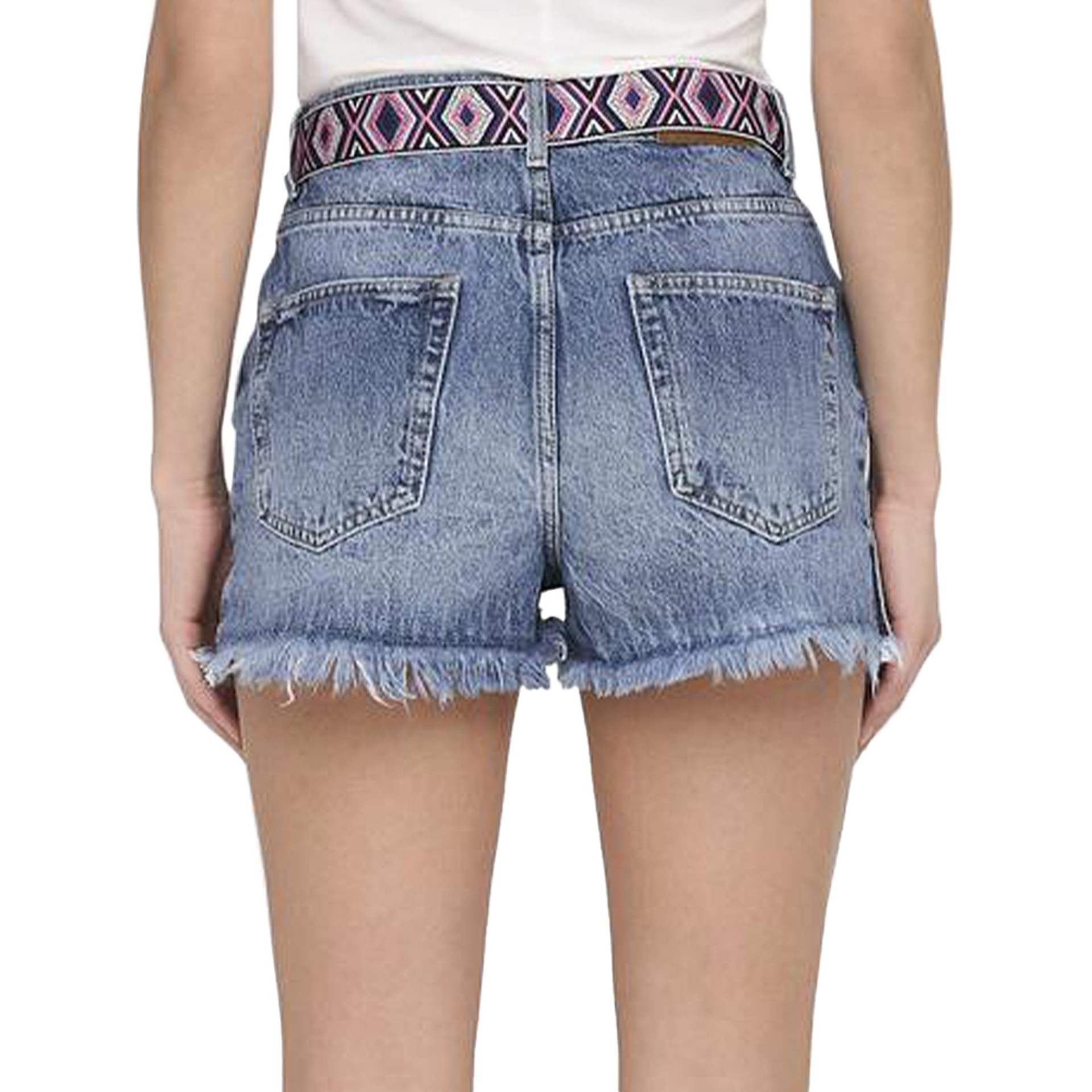 Only Calção Robyn Ex Medium Blue Denim