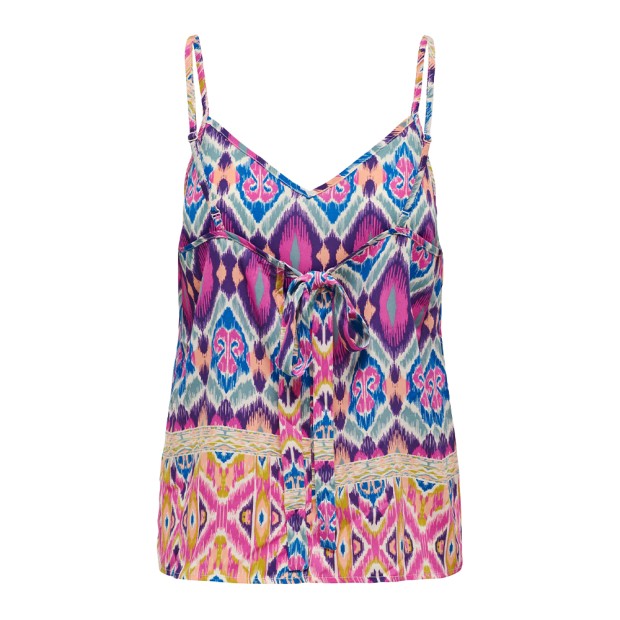 Top Only Top Alma Life Poly Tie Singlet Pink