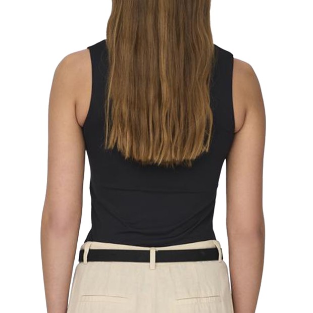Only Top Lea S/l 2ways Fit Black