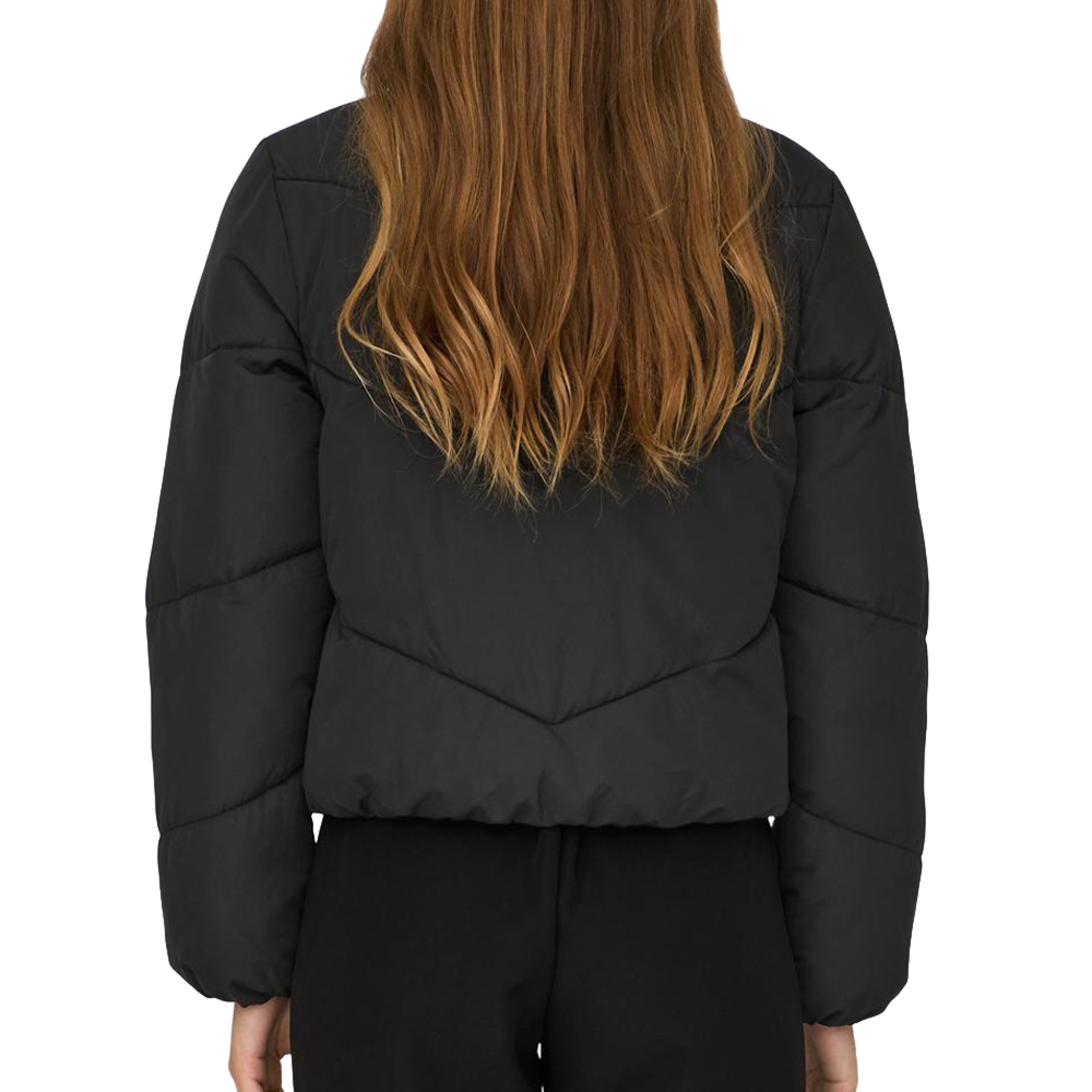 Only Casaco Maggi Life Solid Puffer Otw Black