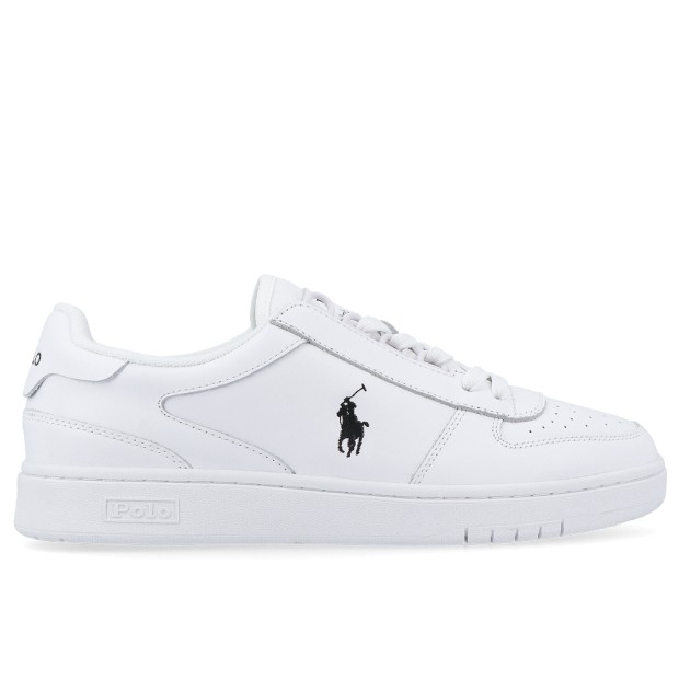 Sapatilha Polo Ralph Lauren Crt Pp Sk Ath Wht Blk