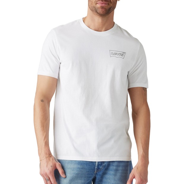 T-shirt Levis T-shirt Lse Graphic Crewneck Tee Wht